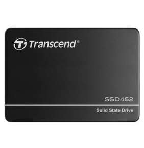 TRANSCEND SSD452K-I 1TB Industrial (3K P/E) SSD disk 2.5" SATA3, 3D TLC, Aluminium case, 560MB/s R, 520 MB/W, černý