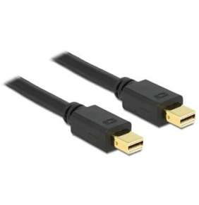 Delock mini Displayport kabel samec - samec 1 m, černý