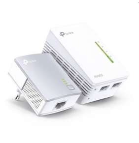 TP-LINK TL-WPA4220KIT AV600 Powerline Wi-Fi  KIT, Qualcomm, 300Mbps at 2.4GHz, 600Mbps Powerline