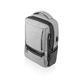 Modecom batoh SMART 15 na notebooky do velikosti 15,6", 7 kapes, USB port, šedočerný