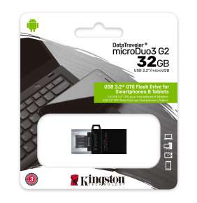 32GB Kingston DT MicroDuo 3, USB 3.0 (android/OTG)
