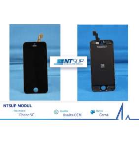 NTSUP LCD modul iPhone 5C černý kvalita B