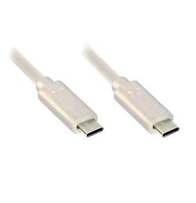 Jabra Evolve2 USB Cable, USB-C to USB-C, 1.2m, Beige