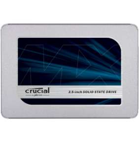 Crucial SSD MX500, 500 GB, SATA III 7 mm, 2,5"