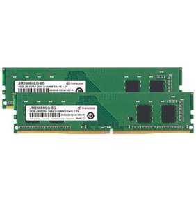 DIMM DDR4 16GB KIT (2x8GB) 2666MHz TRANSCEND 1Rx16 1Gx16 CL19 1.2V
