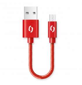 ALIGATOR PREMIUM 2A kabel, Micro USB 50cm, červený