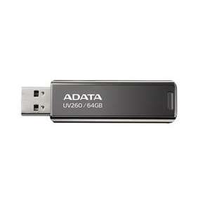 ADATA Flash Disk 64GB UV260, USB 2.0 , Kovový ,černá