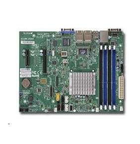Supermicro  uATX MB Atom C2758 8-core (20W TDP), 4x DDR3 ECC, 2xSATA3, 4xSATA2, (1,1 x PCI-E x8,x4), 4xLAN, IPM