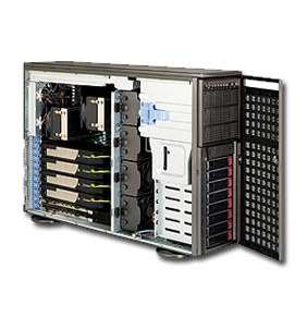 Supermicro Server AS-4021GA-62R+F Tower (rack 4U) 4x GPU 2x Opteron 8xhotswap SAS 2.0 1400W redundant PSU