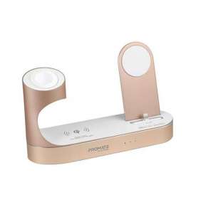 Promate Powerstate All-in-1 Wireless Charging Dock - Gold