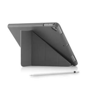 Pipetto puzdro Origami Pencil Case pre iPad 9.7" 2018 - Gray