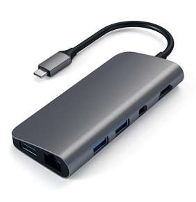 Satechi USB-C Multimedia adapter - Space Gray Aluminium