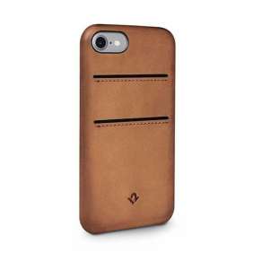 TwelveSouth kryt Relaxed Leather with pockets pre iPhone 7/8 - Cognac
