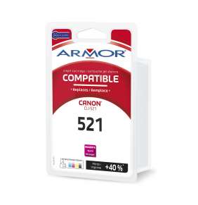 ARMOR ink-jet pre CANON IP3600, 4600, 4600X,MP540, 620 ,630, 980, MX860, 665 strán, CLi521M, červená/magenta (Cli-521M)