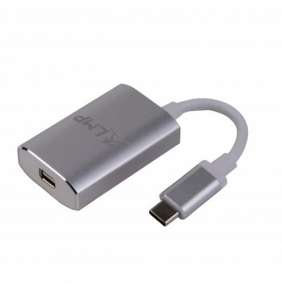 LMP adaptér USB-C to Mini-DisplayPort - Silver Aluminium