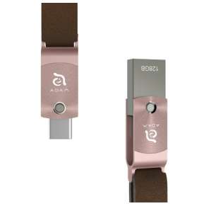 Adam Elements Flash Drive 128GB Roma USB-C/USB 3 - Rose Gold