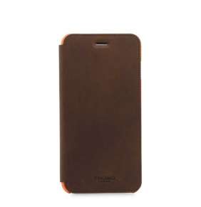 Knomo puzdro Leather Folio pre iPhone 7 Plus/8 Plus - Brown