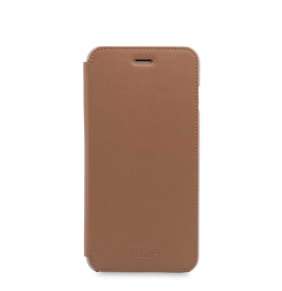 Knomo puzdro Leather Folio pre iPhone 7 Plus/8 Plus - Caramel