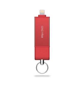 Adam Elements iFlashDrive 128GB iKlips DUO pre iPhone/iPad - Red
