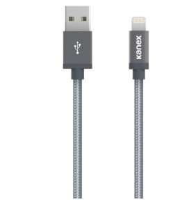 Kanex kábel Premium DuraBraid Lightning to USB 1.2m - Space Grey
