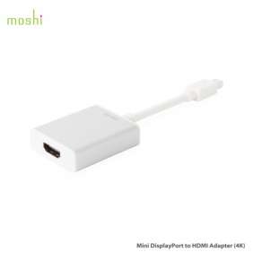 Moshi Mini DisplayPort to HDMI Adapter (4K) - Silver Aluminium