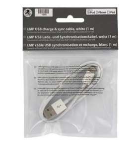 LMP kabel Lightning to USB 1 m (MFI certified) - White