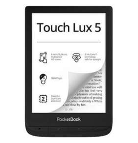 POCKETBOOK e-book reader 628 Touch Lux 5 INK/ 8GB/ 6"/ Wi-Fi/ micro USB/ čeština/ červený