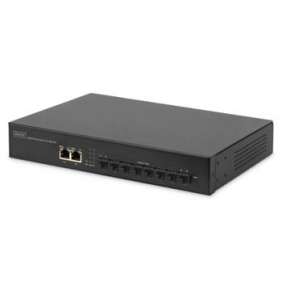 Digitus Gigabit Ethernet Switch 8-portový SFP + 2-port, nespravovaný