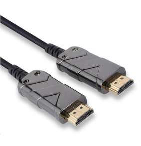 PremiumCord Ultra High Speed HDMI 2.1 optický fiber kabel 8K@60Hz,zlacené 20m