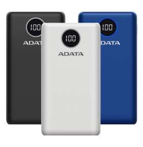 ADATA PowerBank P20000QCD - externá batéria pre mobilný telefón/tablet 20000mAh, 2,1A, modrá (74Wh)