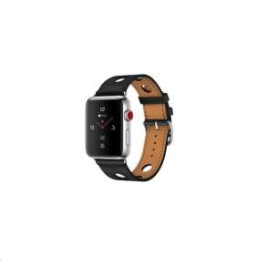 COTEetCI kožený řemínek pro Apple Watch 42 / 44mm černá