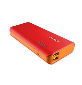 ADATA PowerBank PT100 - externá batéria pre mobilný telefón/tablet 10000mAh, červená/oranžová