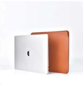 COTEetCI PU Ultra-thin Cases for MacBook 16 Brown