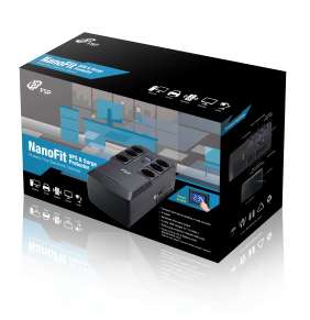 FSP UPS NanoFit 800 / USB / dotykový displej / 800VA / 480 W
