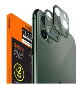 Spigen Camera Lens Screen Protector pre iPhone 11 Pro/Pro Max - Midnight Green