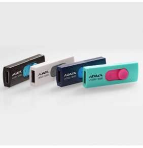 ADATA Flash disk 32GB UV220, USB 2.0 Dash Drive, biela/sivá