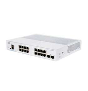 Cisco switch CBS350-16T-E-2G-EU (16xGbE,2xSFP,fanless)