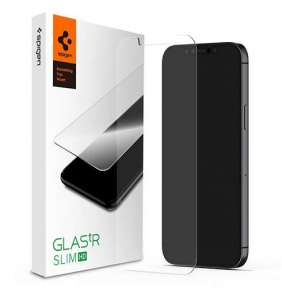 Spigen ochranné sklo GLAS.tR Slim HD pre iPhone 12 Pro Max - Clear