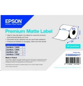 Premium Matte Label Cont.R, 51mm x 35m