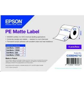 EPSON PE Matte Label - Die-cut Roll: 102mm x 51mm, 2310 labels