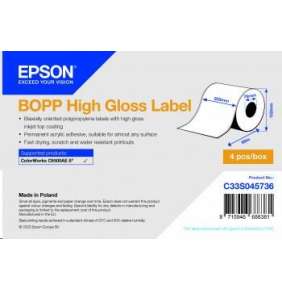 BOPP High Gloss Label Cont.R, 203mm x 68m