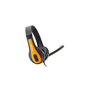 Canyon HSC-1, PC Headset, slúchadla s mikrofónom, 1 x 3.5mm jack komb., ovládanie na kábli, 2 m, čierno-žlté