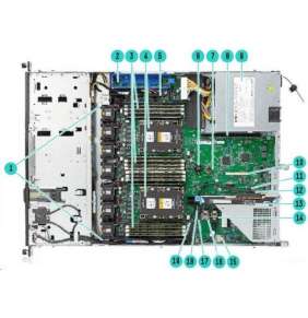 HPE ProLiant DL160 Gen10 4210R 2.4GHz 10-core 1P 16GB-R S100i 8SFF 500W PS Server