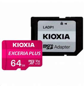 Karta microSD KIOXIA Exceria Plus 64GB M303, UHS-I U3 Class 10