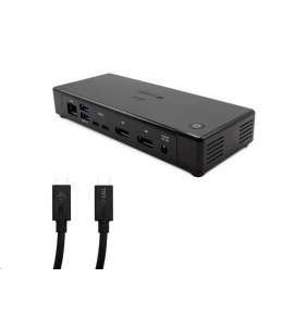 i-tec Thunderbolt 3/USB-C Dual DisplayPort 4K Docking Station with Power Delivery 85W + Two TB3 Cables: 150cm & 70cm