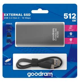 GOODRAM externí SSD HL100, USB-C, 512GB