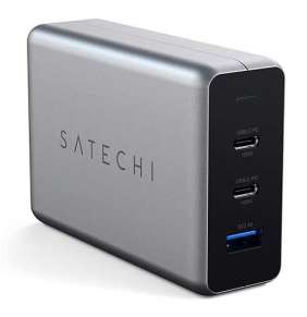 Satechi USB-C 100W Compact GaN Charger - Space Gray