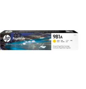 HP 981A Yellow Original PageWide Cartridge (6,000 pages)