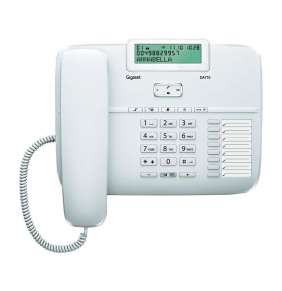SIEMENS GIGASET DA710 - standardní telefon s displejem, barva bílá