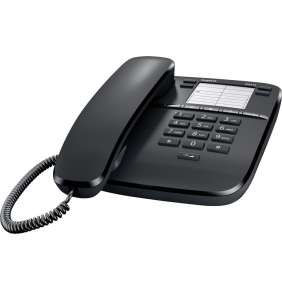 SIEMENS GIGASET DA310 - standardní telefon bez displeje, barva černá